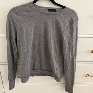 J. Crew Heather Gray Crewneck Tee